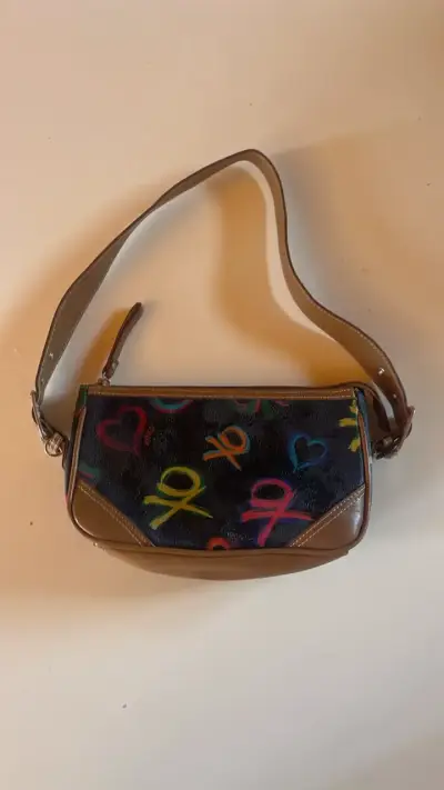 Cartera de hombro con diseño colorido Xoxo - miniatura 1