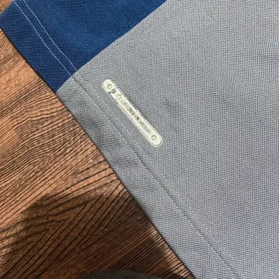 Poleron Vintage Adidas gris y azul Talla M - miniatura 3