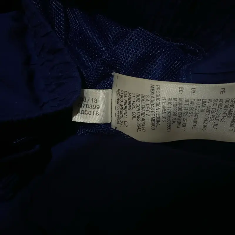 Chaqueta deportiva Adidas azul y verde Fit L - 3