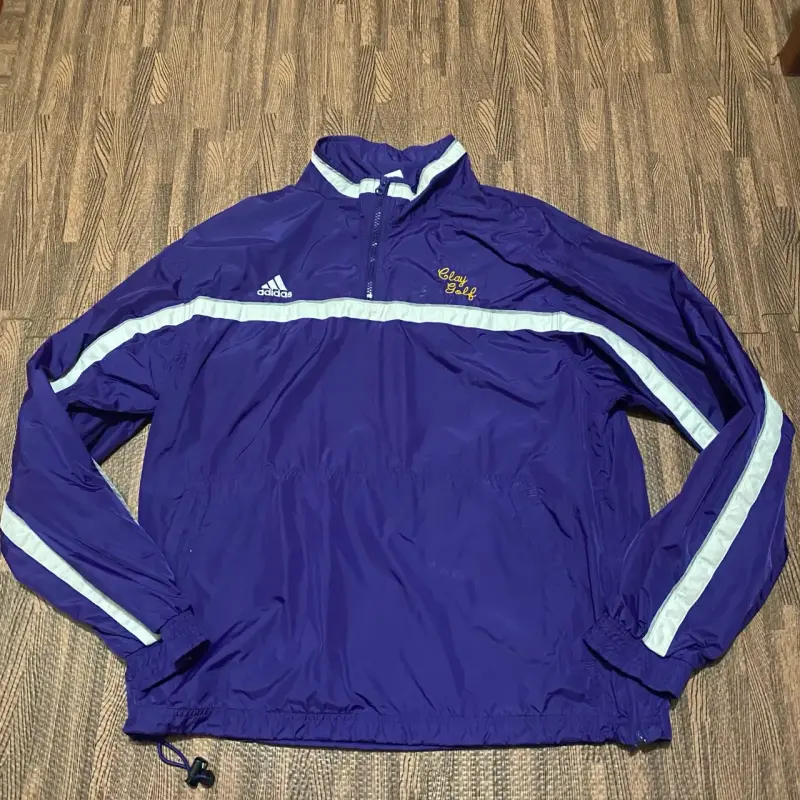 Cortaviento Morado Adidas Fit M Clay Golf - 1