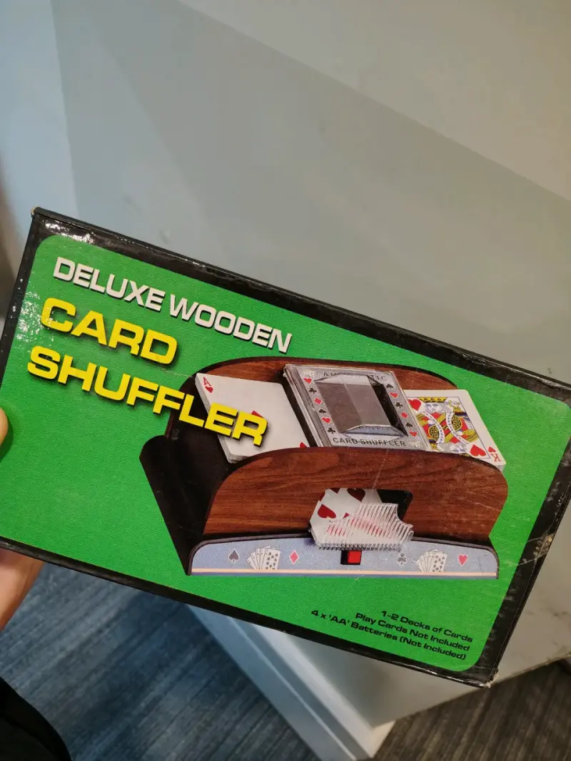 Barajador de Cartas de Madera Deluxe