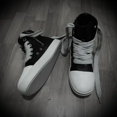 rick owens jumbo lace ramones - miniatura 1