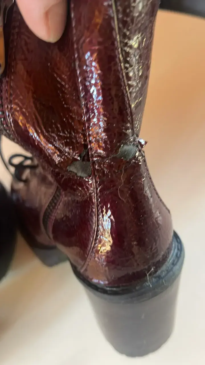 Botines de cuero marrón con tacón Call It Spring - 6
