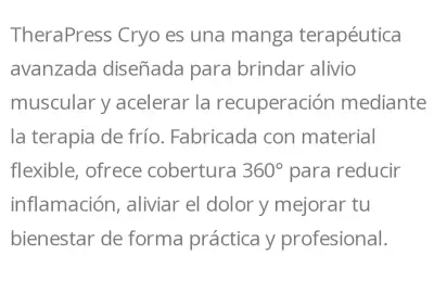 Equipo de Presoterapia TheraPress Pro para Piernas y Abdomen - miniatura 4