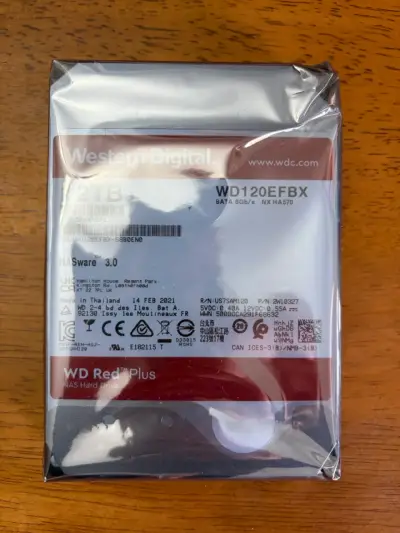 Disco Duro NAS 12TB Western Digital Red Plus - miniatura 1