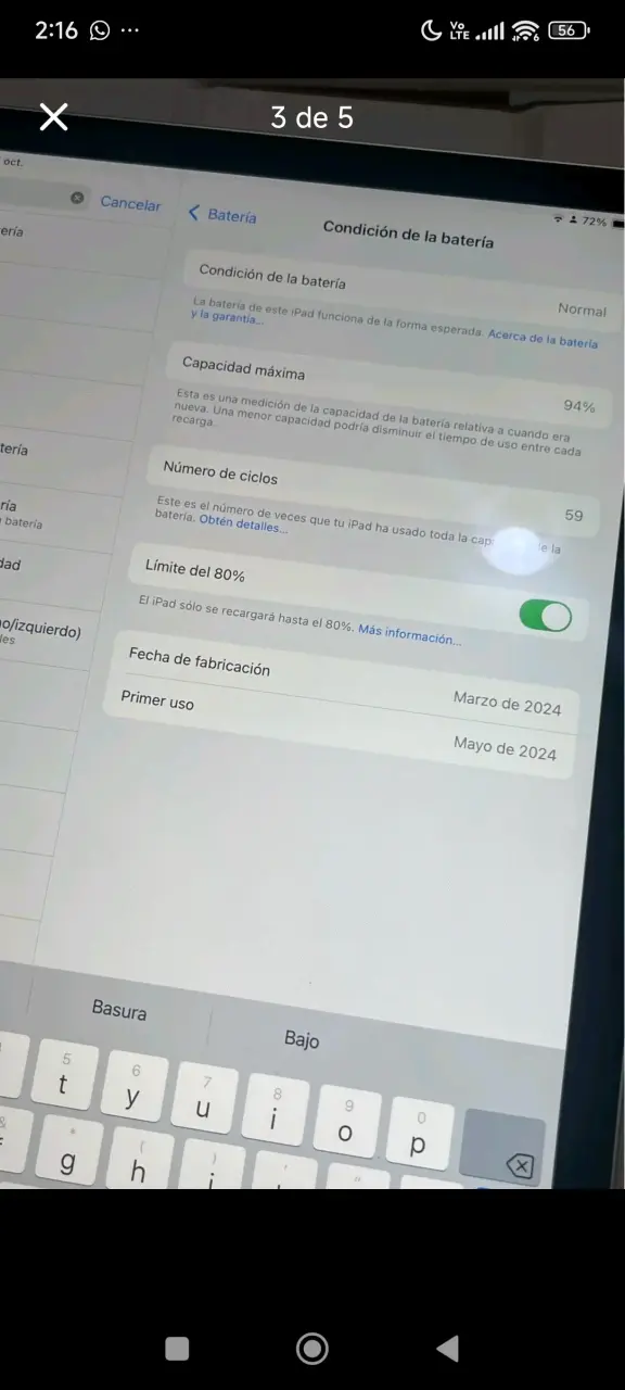 iPad Air m2 con lápiz Apple en buen estado - 3