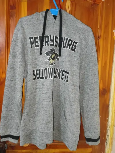 Polerón gris con capucha Perrysburg Yellow Jackets - miniatura 1