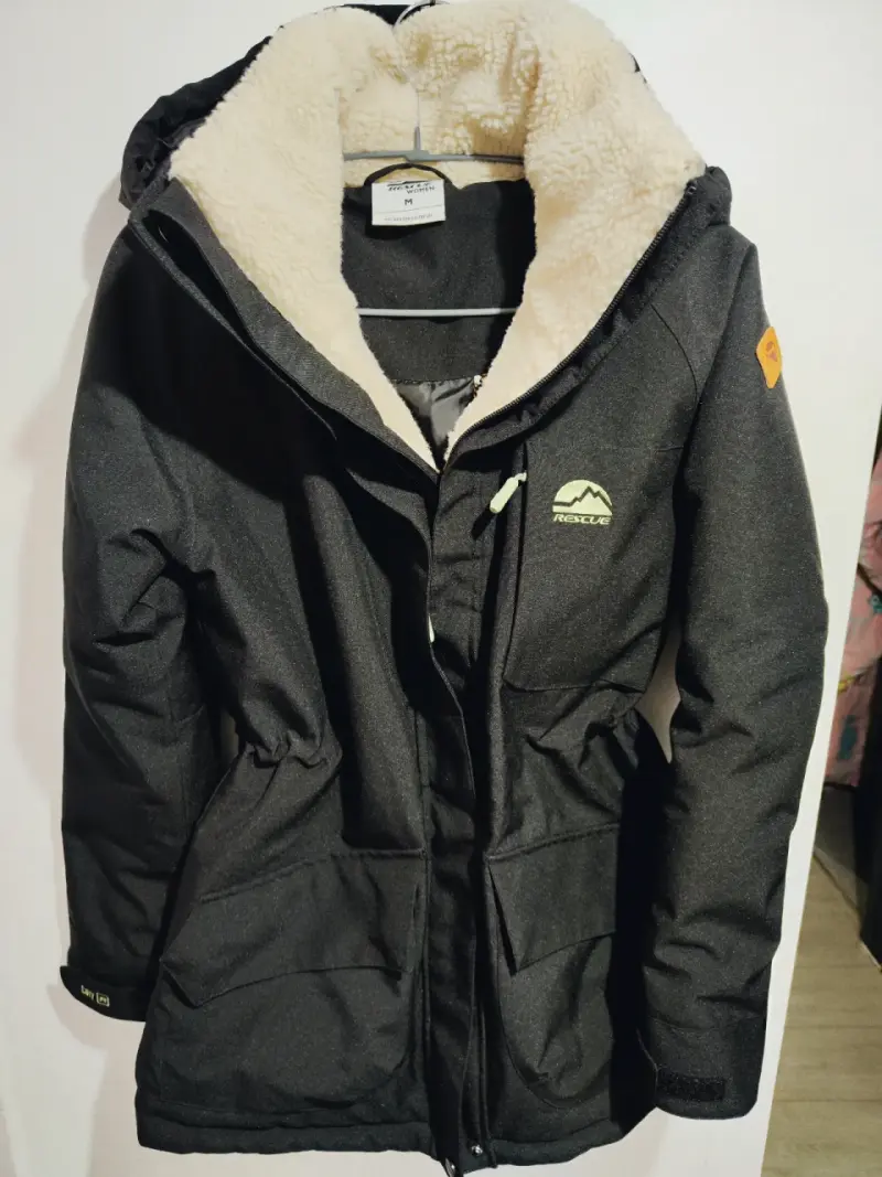 Chaqueta RESCUE negra con forro polar - 2