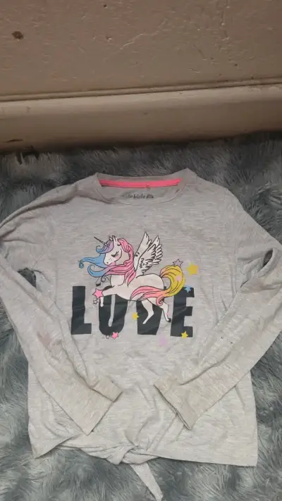 Polera manga larga para niña - miniatura 1