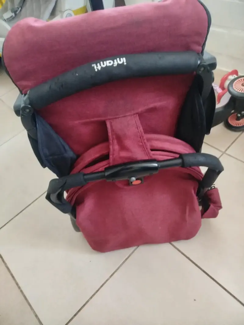 Coche de paseo Infanti rojo terrain plegable - 3