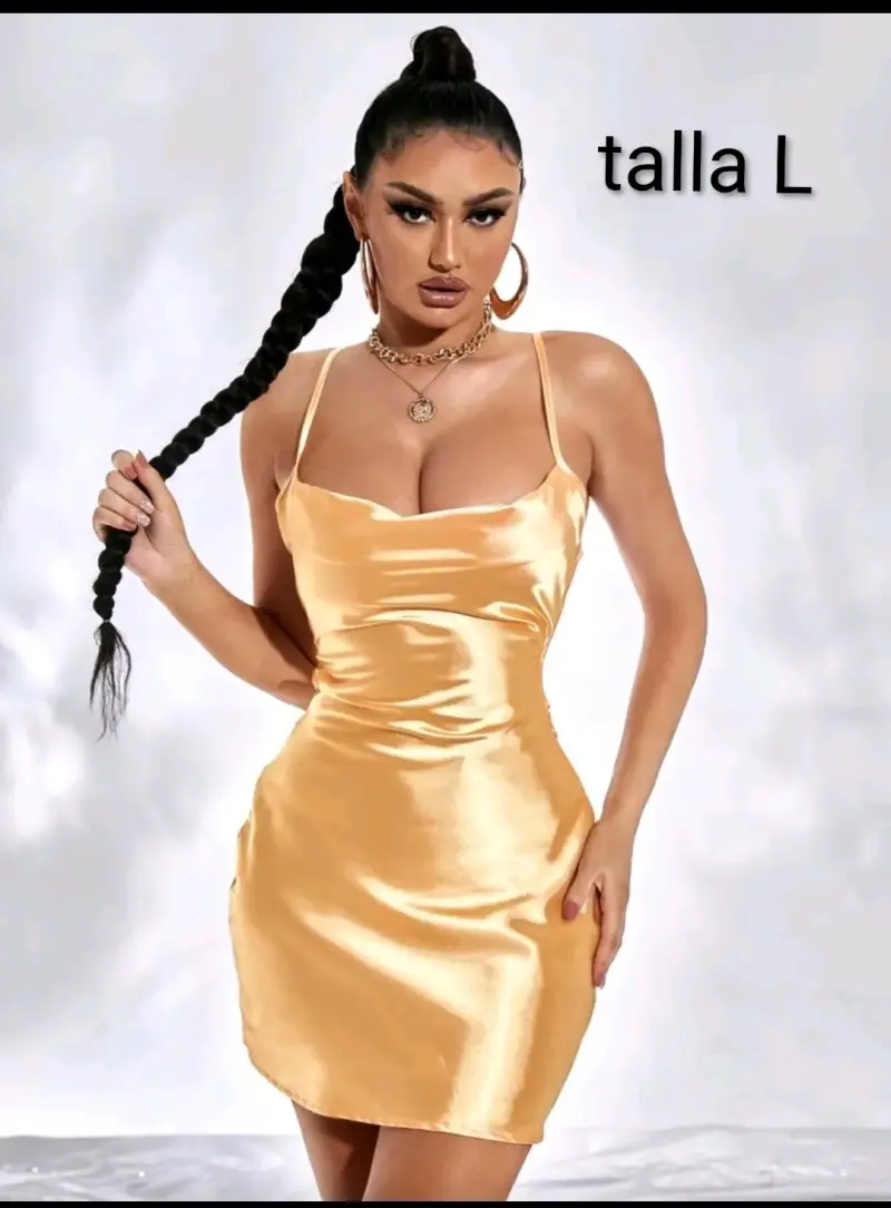 Vestido ajustado sin tirantes talla M - 5