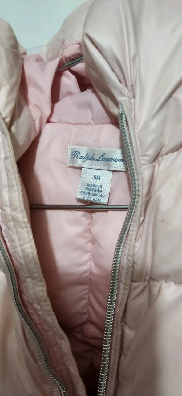 Enterito acolchado rosa para bebé Polo Ralph Lauren - 5