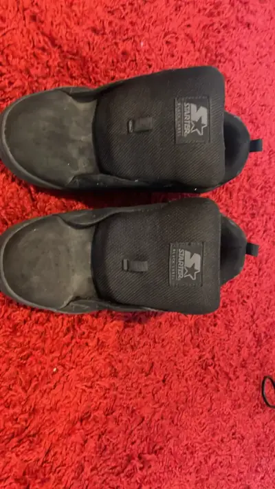 Zapatillas negras de lona Starter para hombre - miniatura 1