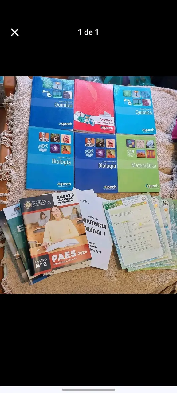 Material para PAES Estudio Libros Ensayos