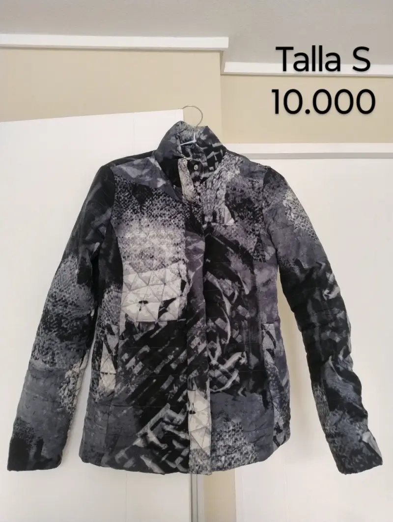 Abrigo largo gris talla S/M - 2