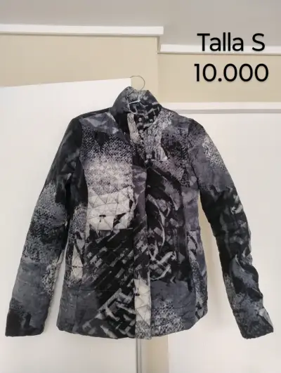 Abrigo largo gris talla S/M - miniatura 2