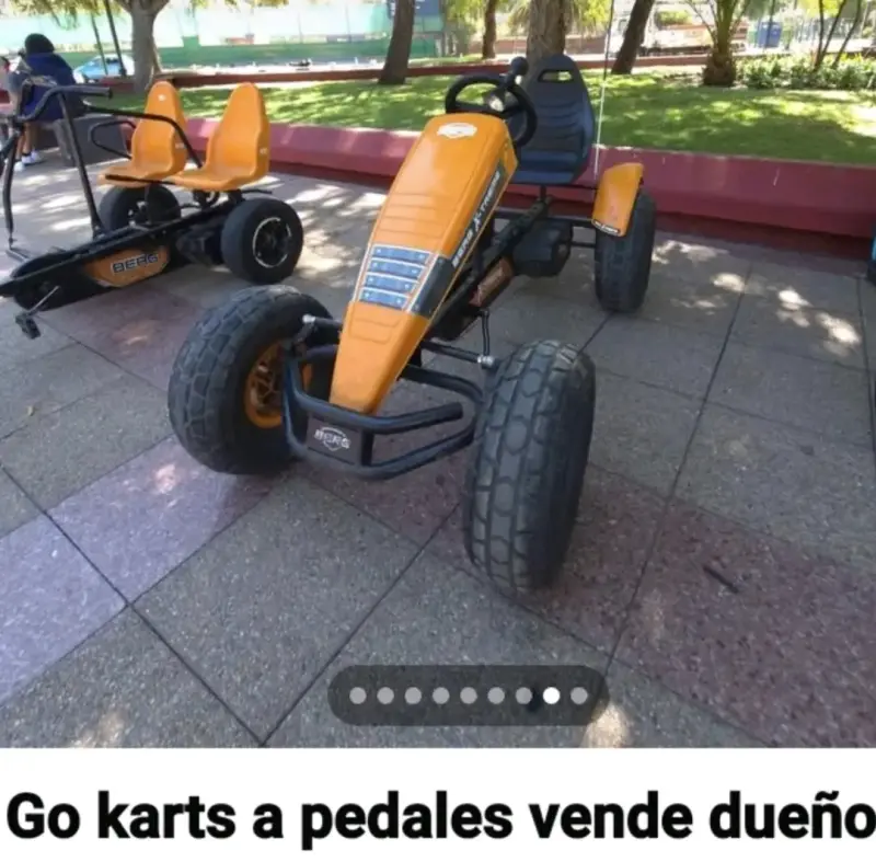 Go kart a pedales Berg amarillo - 2