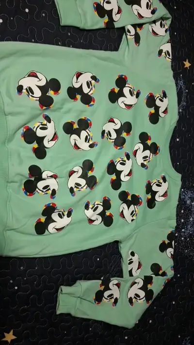 Polerón Disney Mickey Mouse verde - miniatura 1
