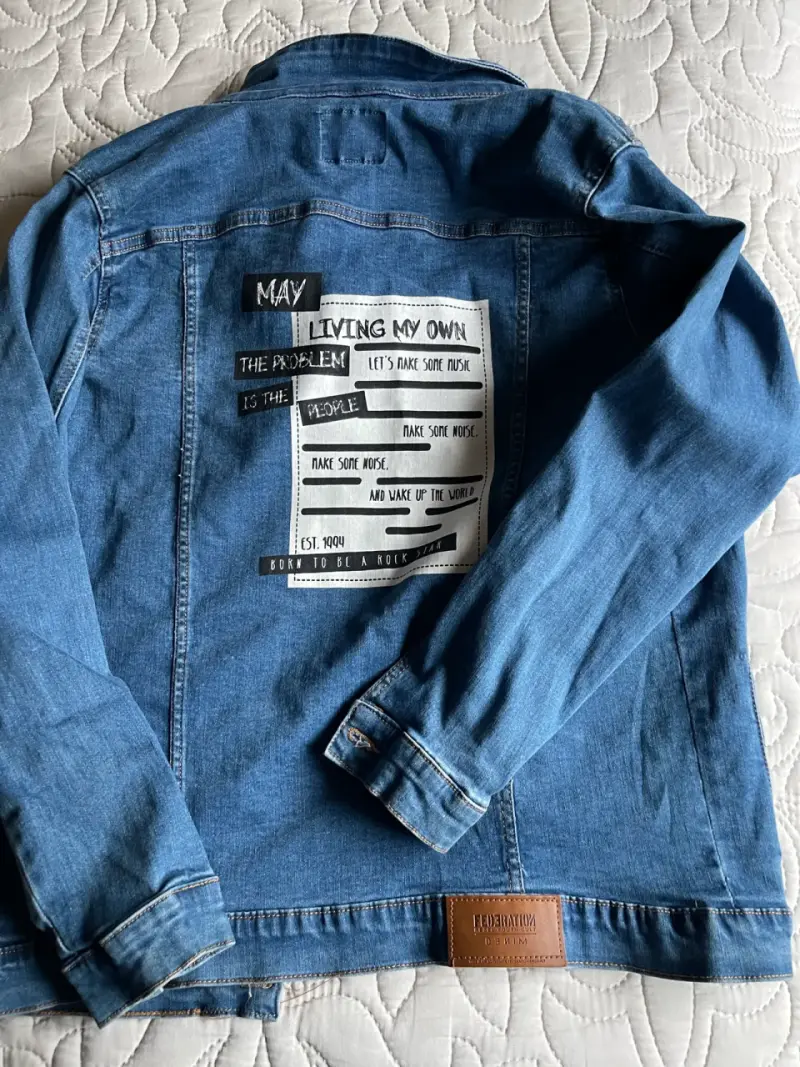 Chaqueta de mezclilla con capucha para niños talla - 2