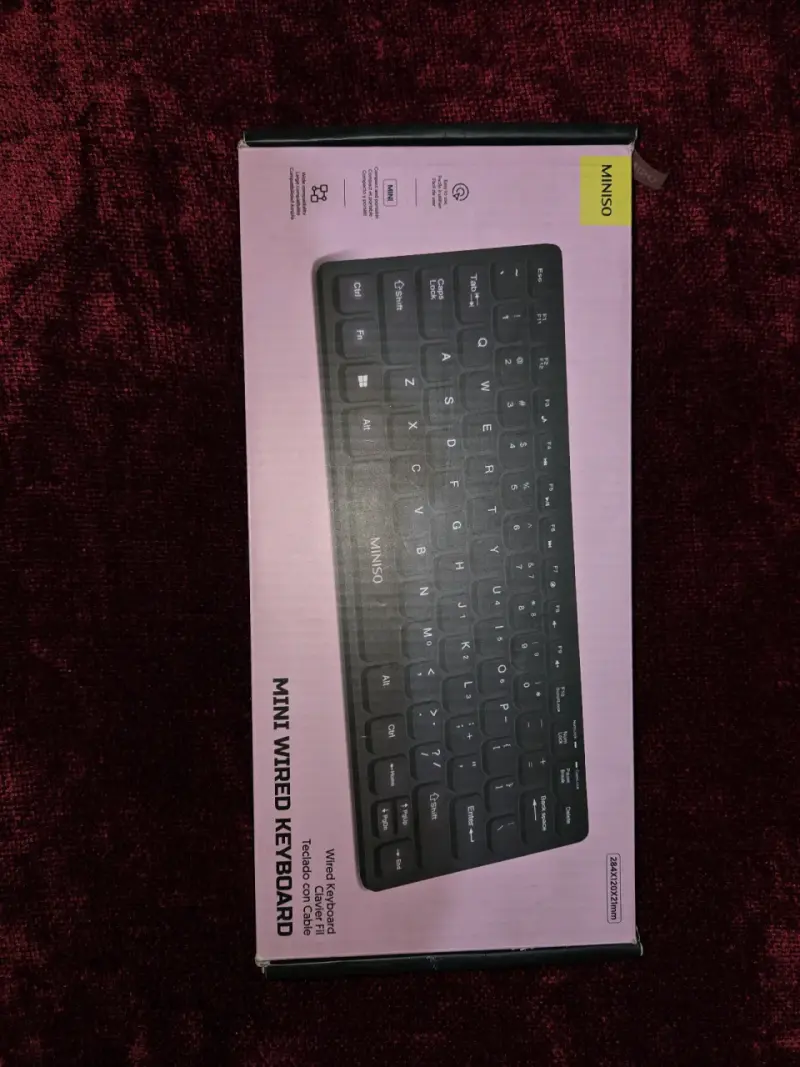 Teclado Alámbrico Miniso Negro - 1
