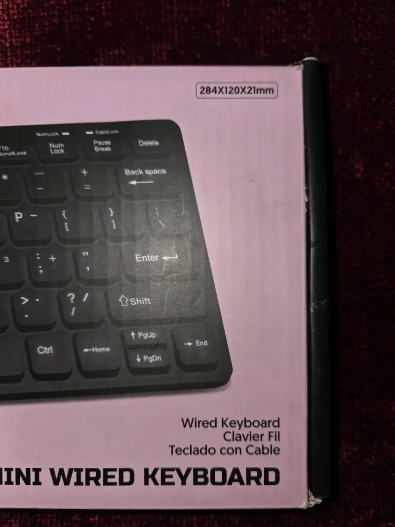 Teclado Alámbrico Miniso Negro - 2