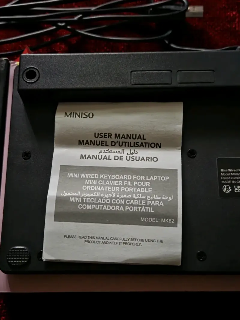 Teclado Alámbrico Miniso Negro - 5