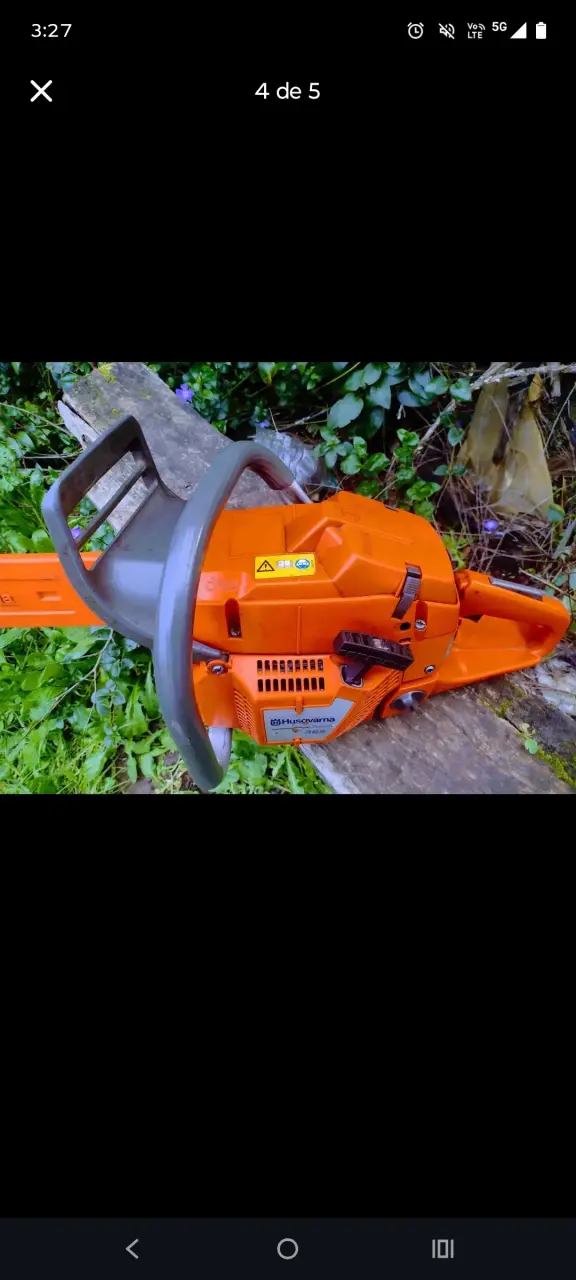 Motosierra Husqvarna 365 profesional naranja - 2