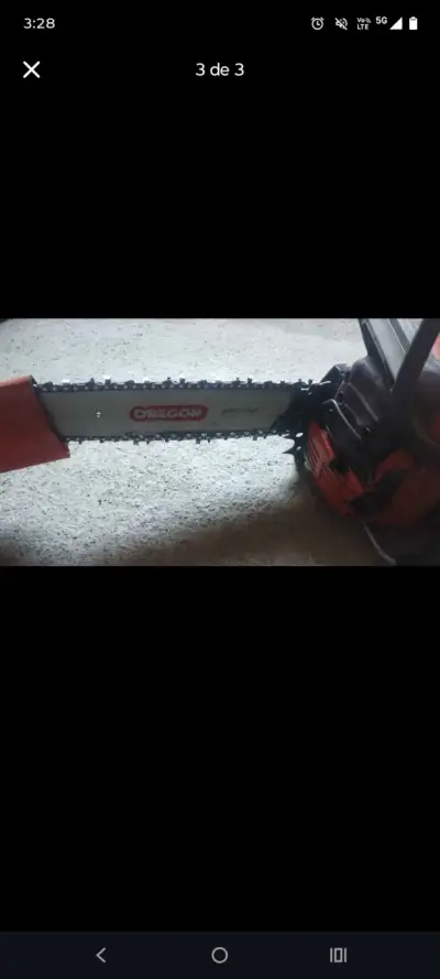 Motosierra Husqvarna 365 profesional naranja - miniatura 3
