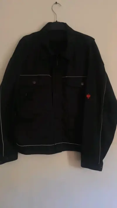 Chaqueta negra Engelbert Strauss con detalles reflectantes - miniatura 1
