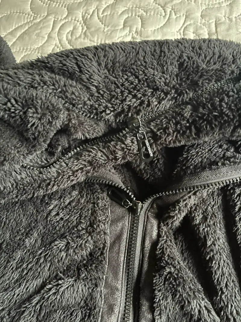 Chaqueta de polar negra con capucha Alpinetrem - 2