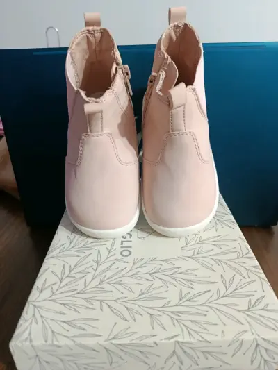 Botines rosados para niñas Coniglio talla 24 - miniatura 1