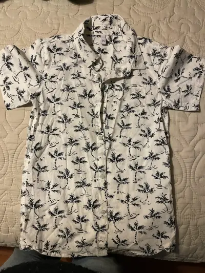 Camisa de hombre estampada con palmeras - miniatura 3