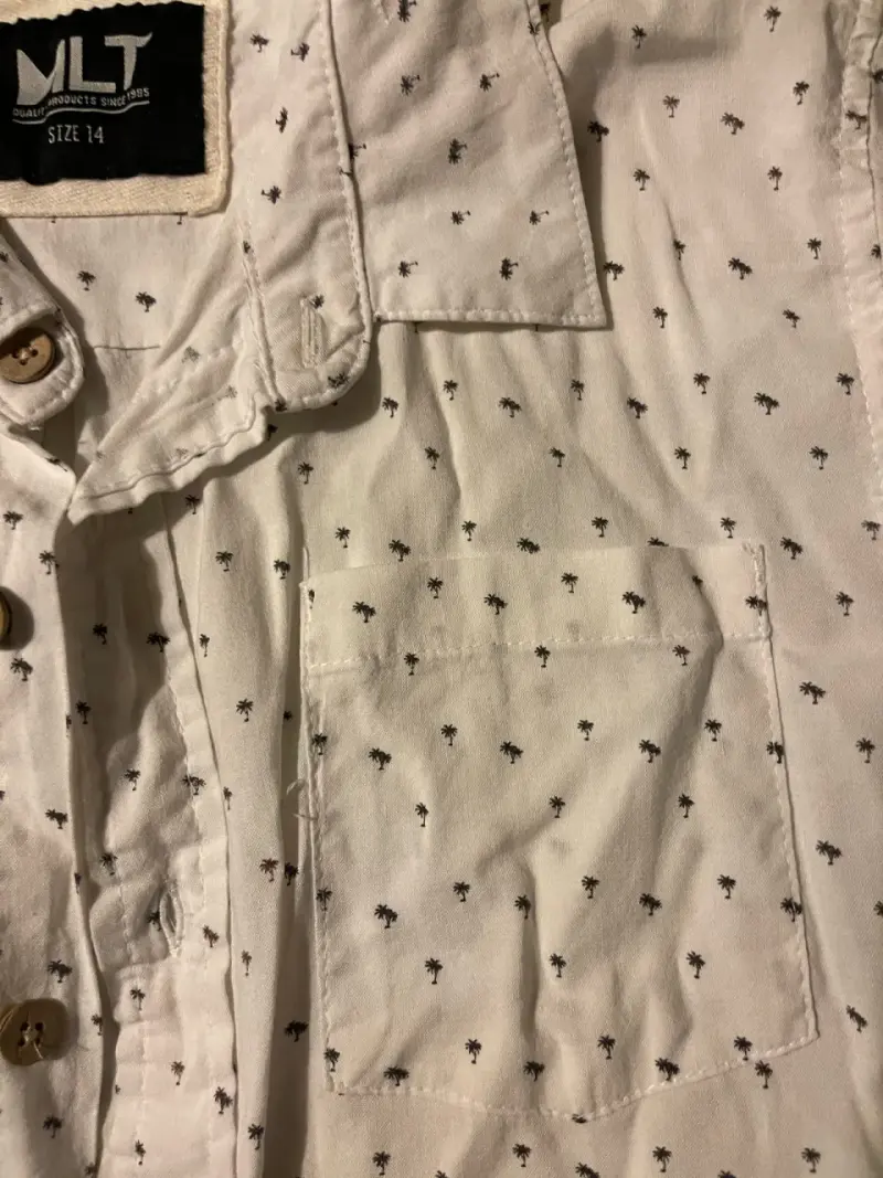Camisa de hombre estampada con palmeras - 6