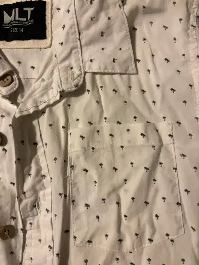 Camisa de hombre estampada con palmeras - miniatura 6