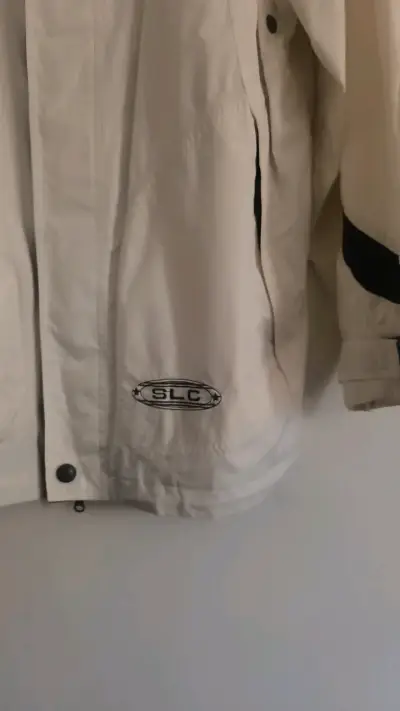 Chaqueta impermeable blanca SLC para lluvia - miniatura 3