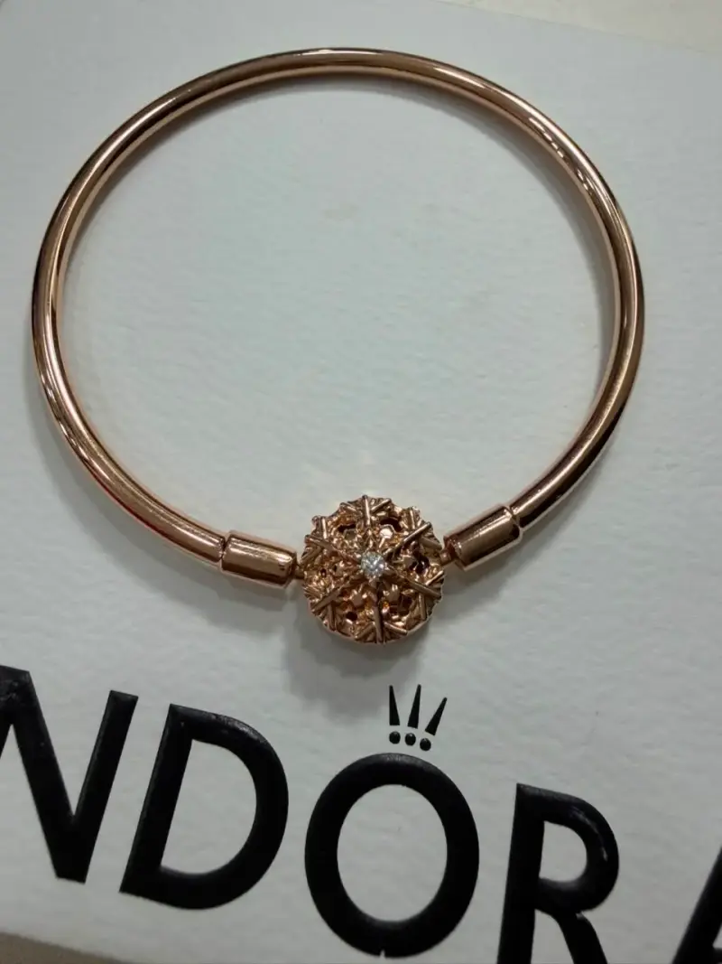 Pulsera con dije de copo de nieve Pandora - 2