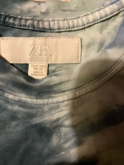 Polera tie-dye Zara para adolescentes - miniatura 1