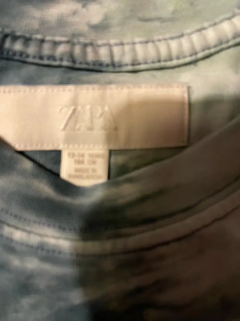 Polera tie-dye Zara para adolescentes - 2