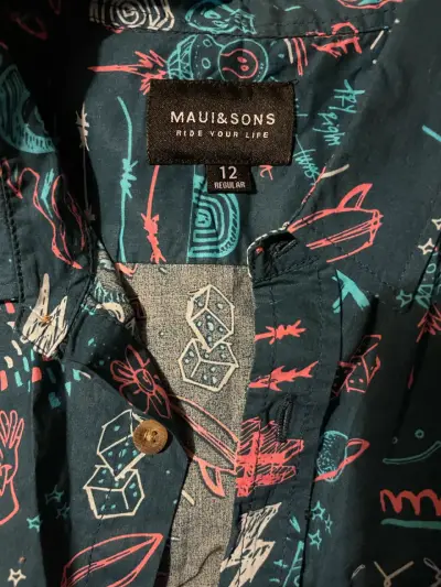 Camisa estampada Maui & Sons talla 12 y melt talla - miniatura 1