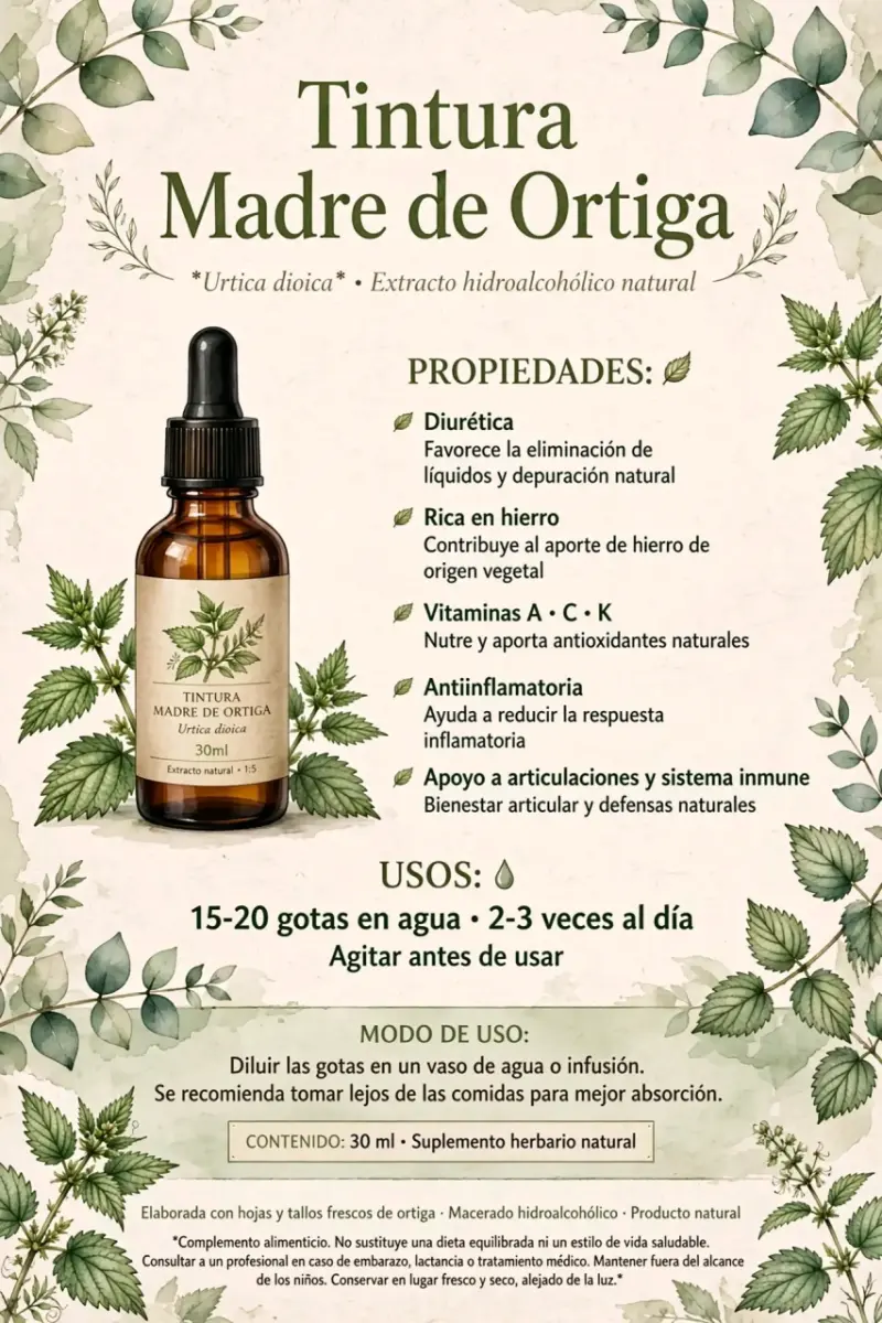 Tintura Madre de Ortiga 30 ml - 2