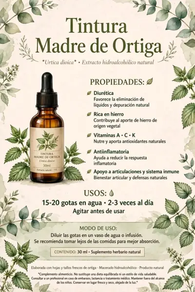 Tintura Madre de Ortiga 30 ml - miniatura 2