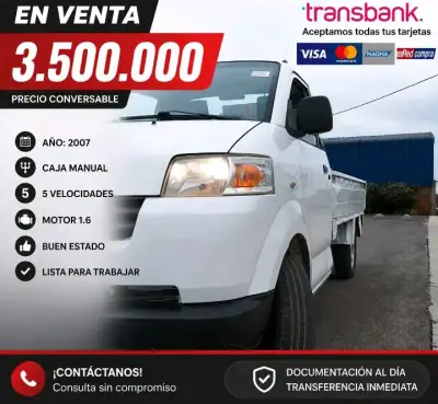 Camioneta de trabajo 2007 con motor 1.6 - miniatura 1