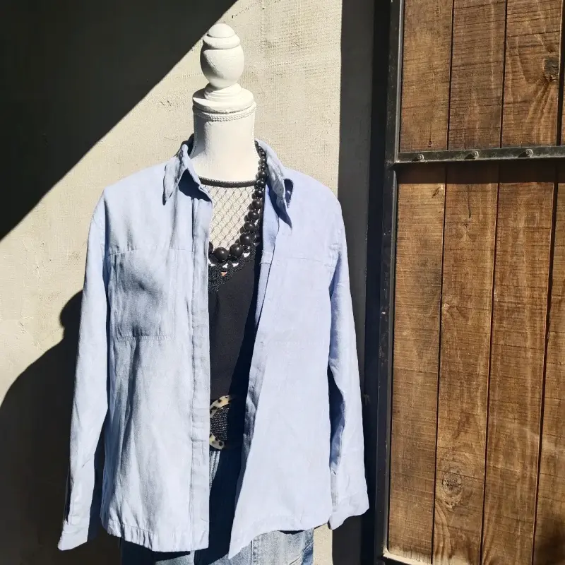 Chaqueta de gamuza en varios colores para mujer - 5