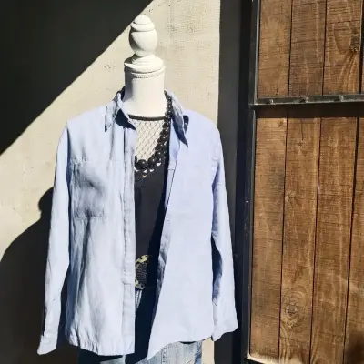 Chaqueta de gamuza en varios colores para mujer - miniatura 5