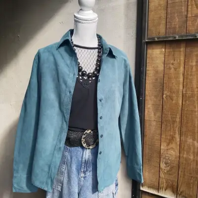 Camisas de gamuza en varios colores para mujer - miniatura 3