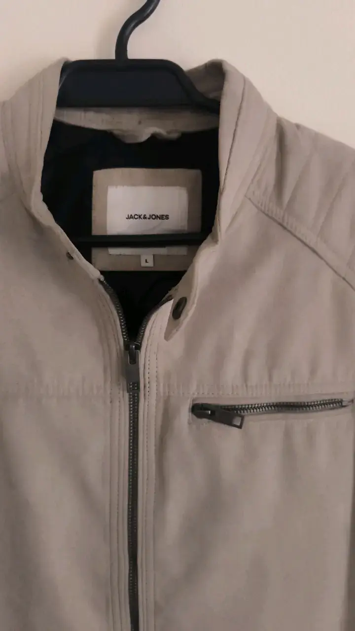 Chaqueta Jack & Jones beige con cierre - 2