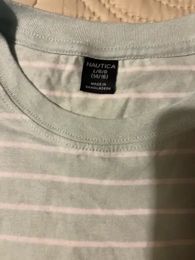 Polera rayada Nautica talla 14/16 - miniatura 1