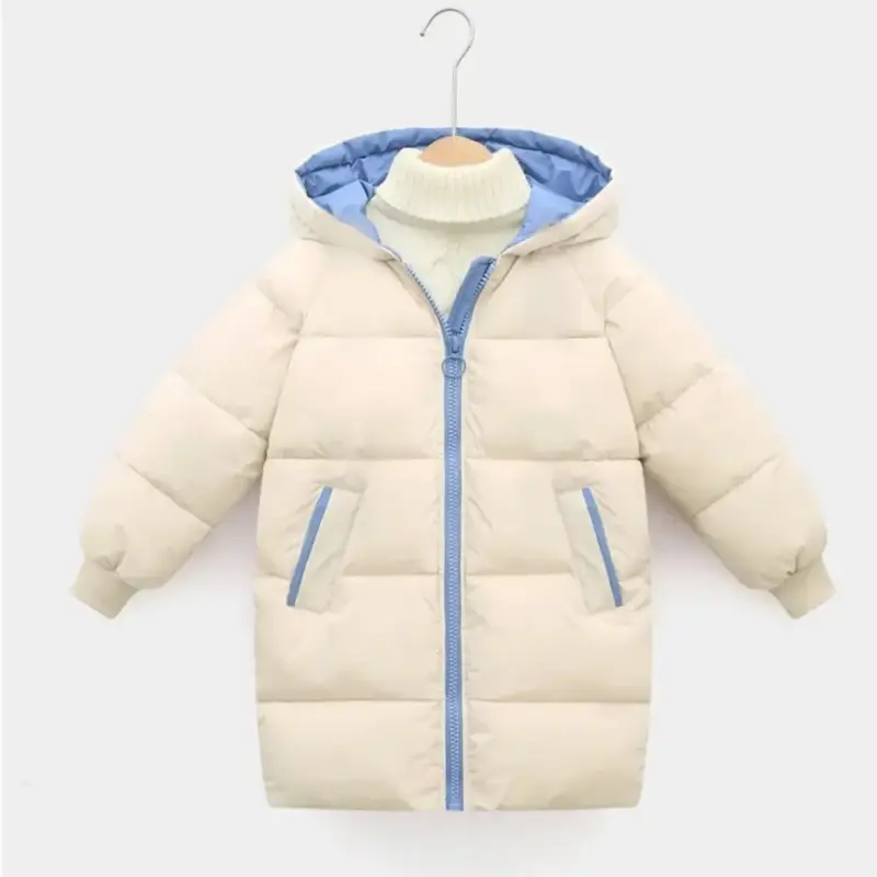 Chaqueta acolchada para niño con capucha