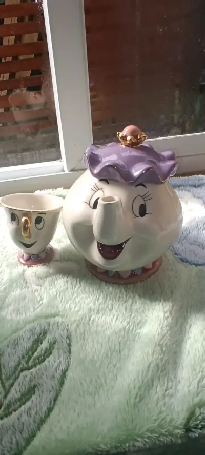 Juego de tetera y taza de cerámica estilo Disney - miniatura 3