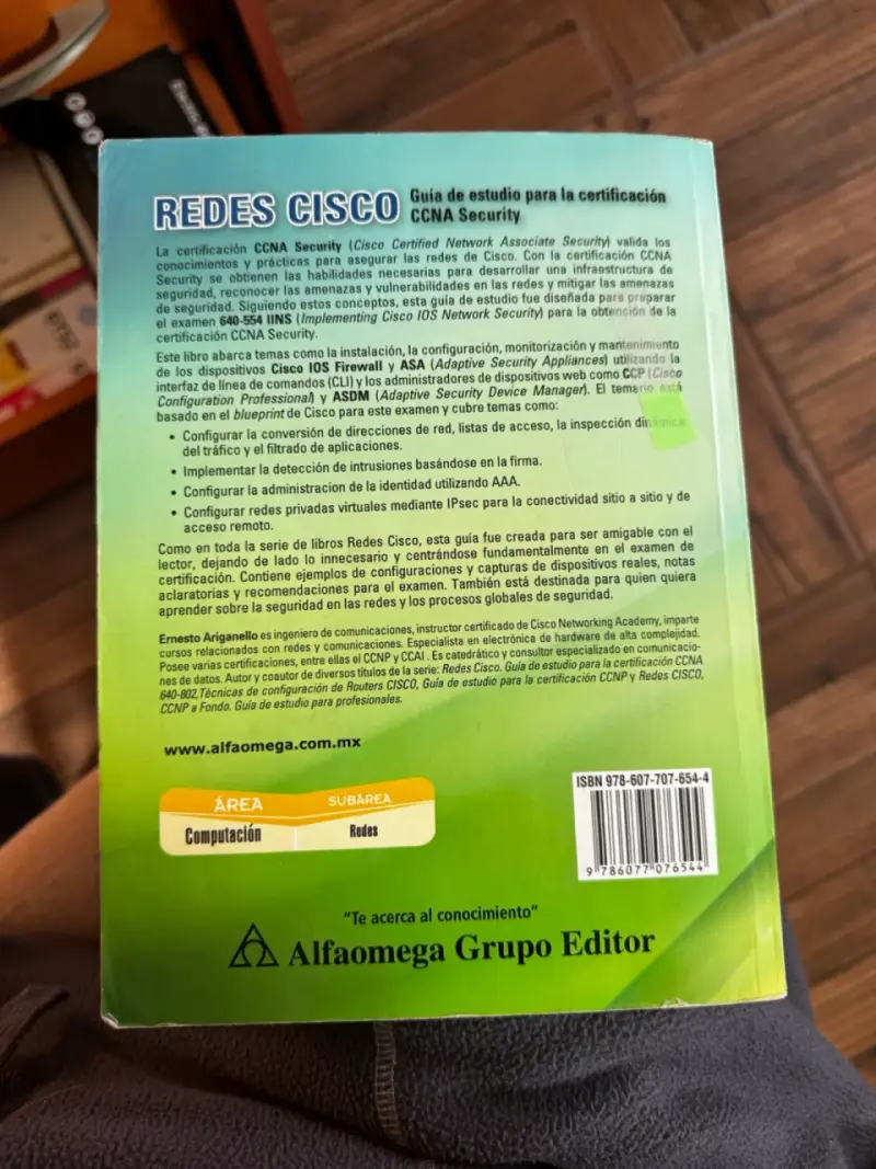 Guía de Estudio para Certificación CCNA Security Cisco - 2